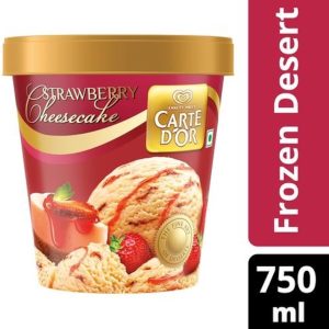 KWALITY STAWBERRY ICE CREAM 750ML